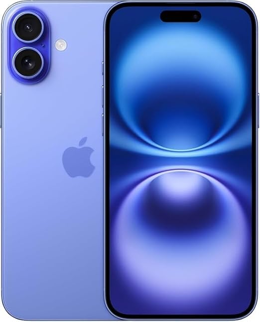 Apple iPhone 16, 128GB, Ultramarine - Verizon (Renewed)